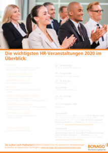 Übersicht der Personalmessen und HR-Events in Deutschland 2020