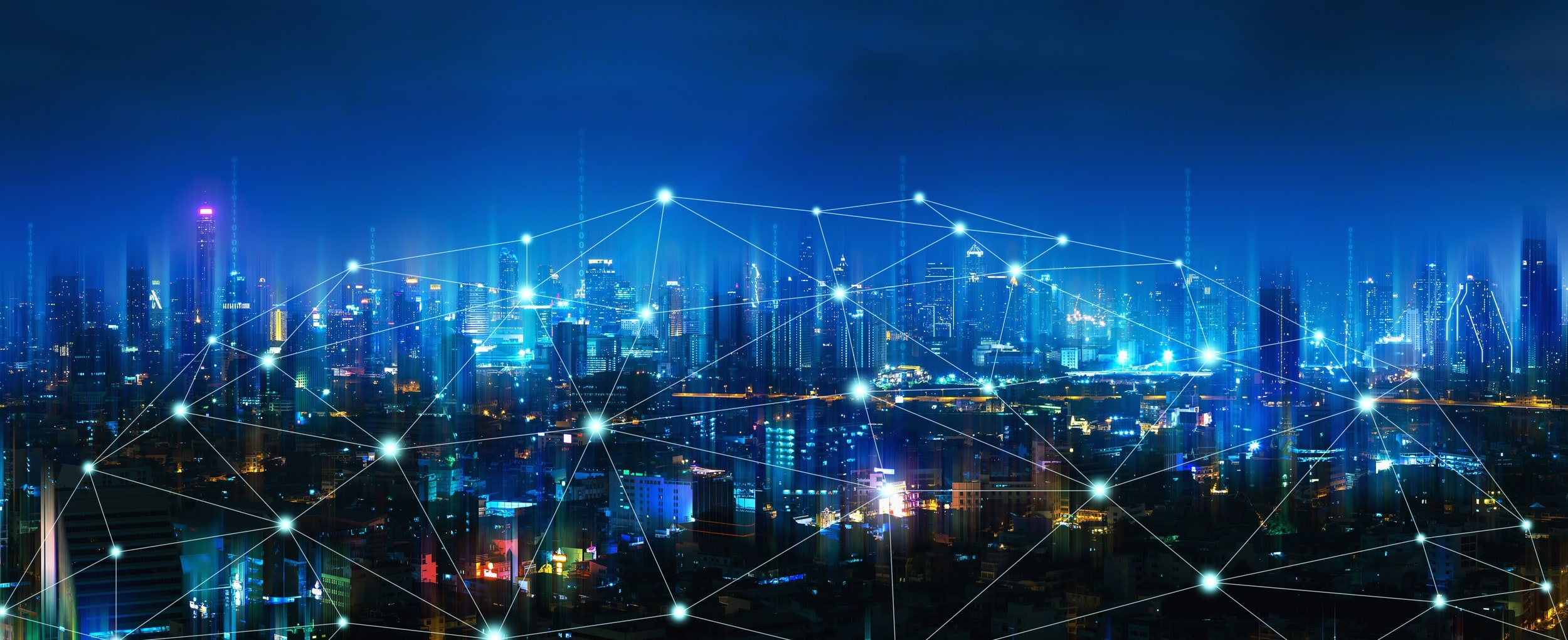 Definition New Work Bild von Stadt, die vernetzt ist