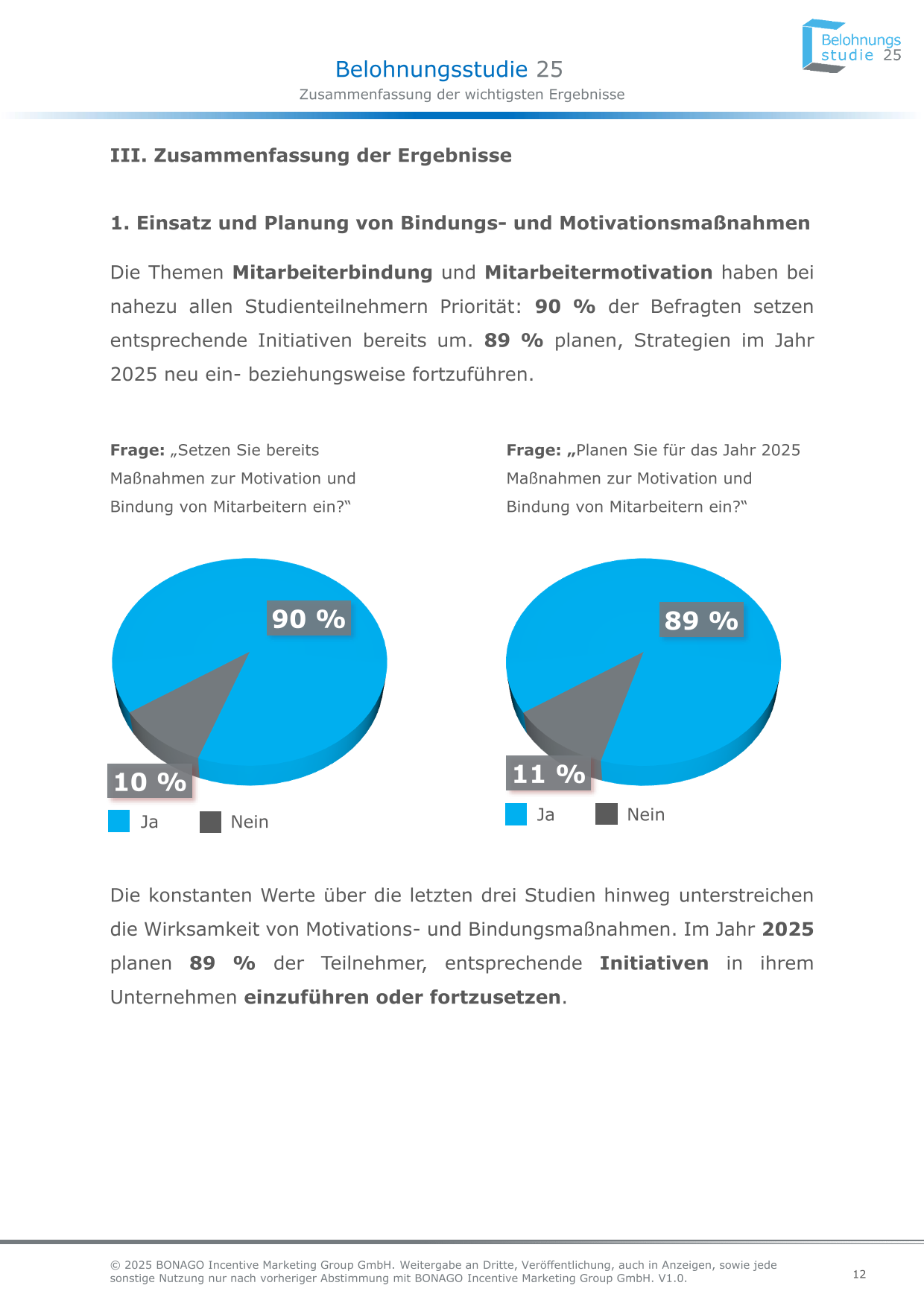 Belohnungsstudie 2025 - Auswertung